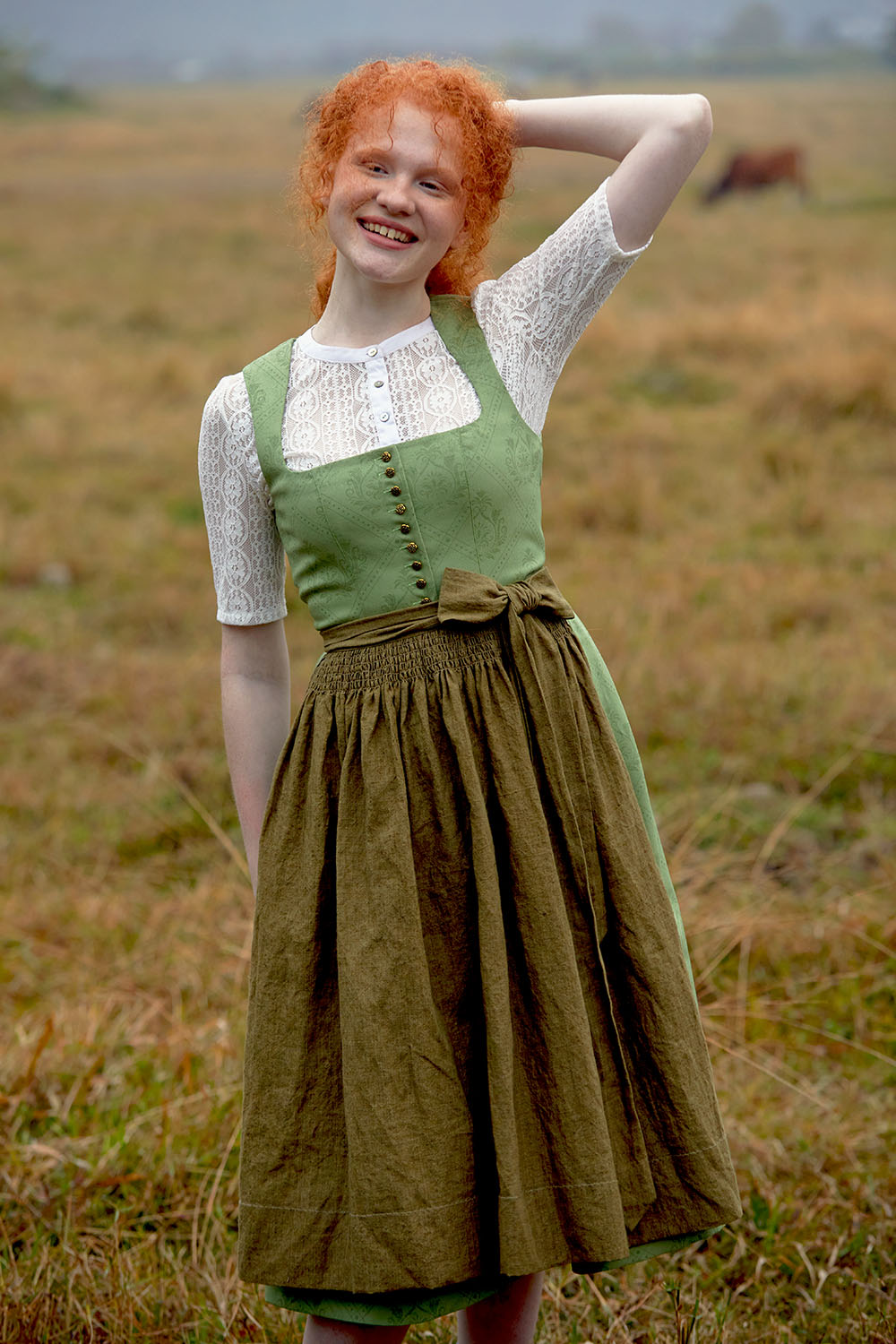 DIRNDL KLARA IN GRASGRÜN